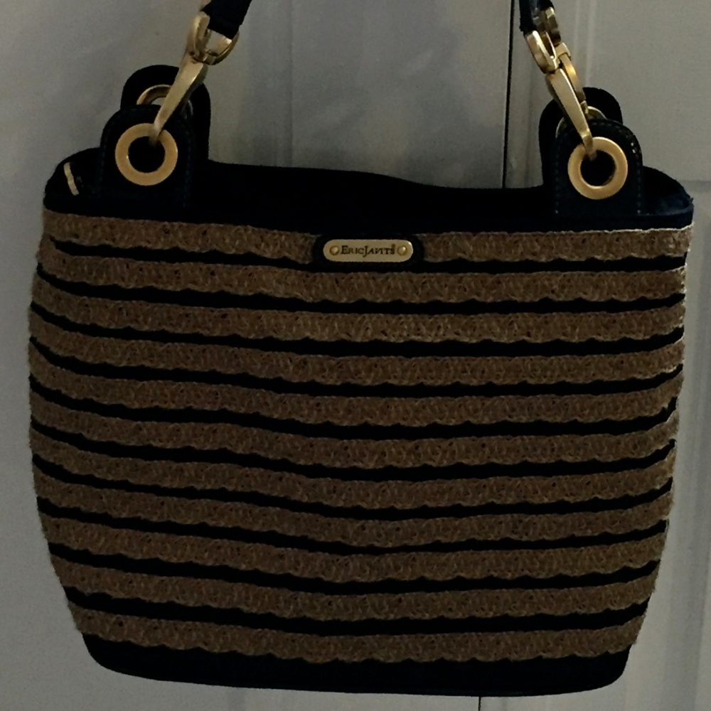 Eric Javits New York Zip Satchel/ Shoulder Tote